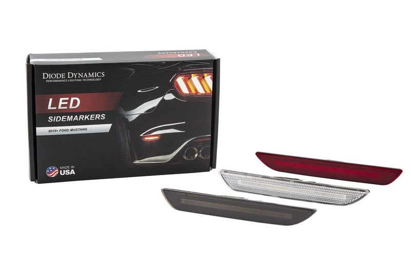 Diode Dynamics Red LED Sidemarkers compatible with Ford Mustang 2015-2023 - Image 5